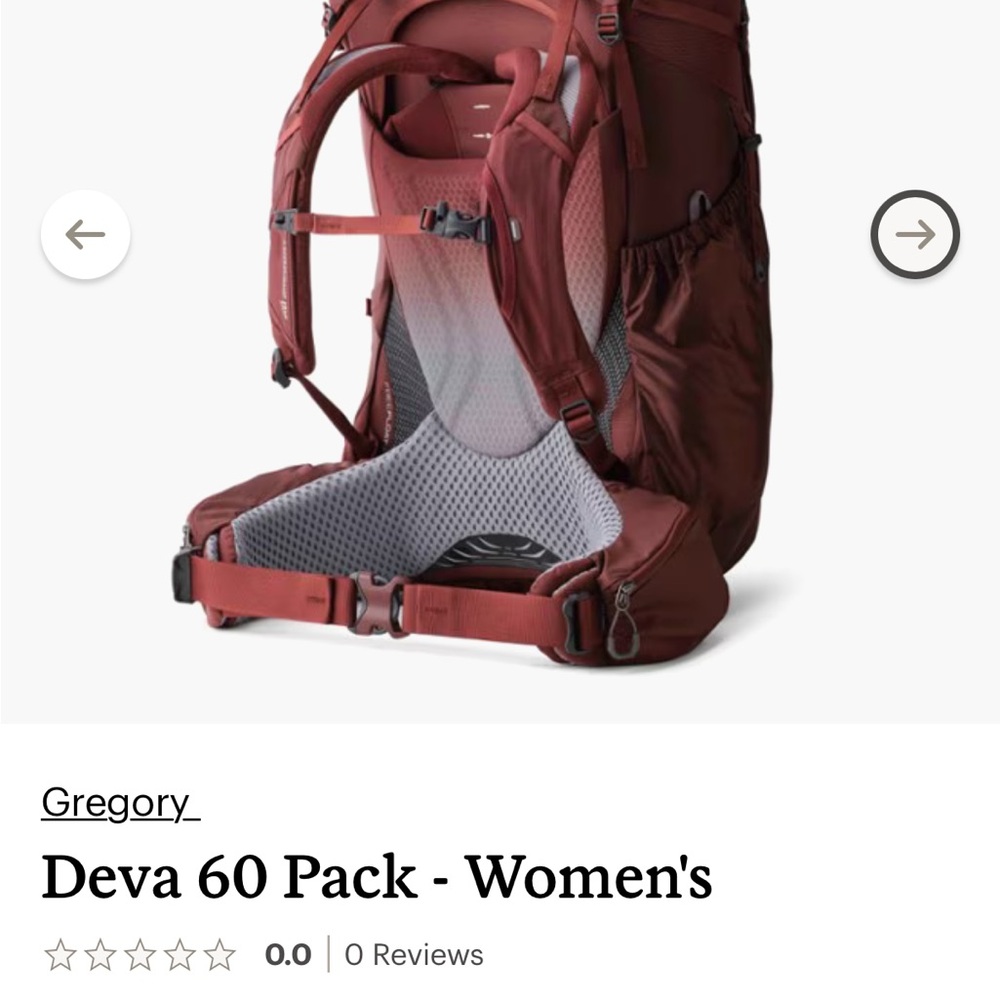 Gregory Deva Ruby Red Backpack - image 3